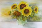 141__sechs Sonnenblumen__Aquarell__50 x 60cm__Preis Fr. 420.-__.jpg